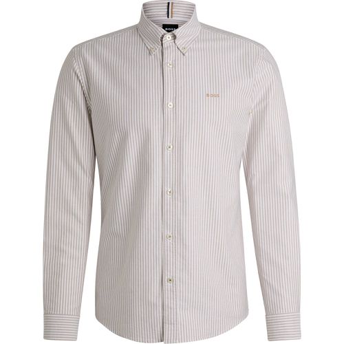 Chemise Slim en coton Oxford à rayures - Boss - Modalova