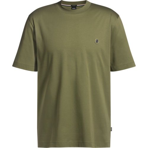 T-shirt Regular en coton avec monogramme Double B - Boss - Modalova