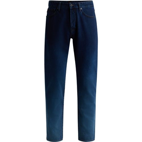 Maine Jean Regular en denim indigo effet dégradé - Boss - Modalova