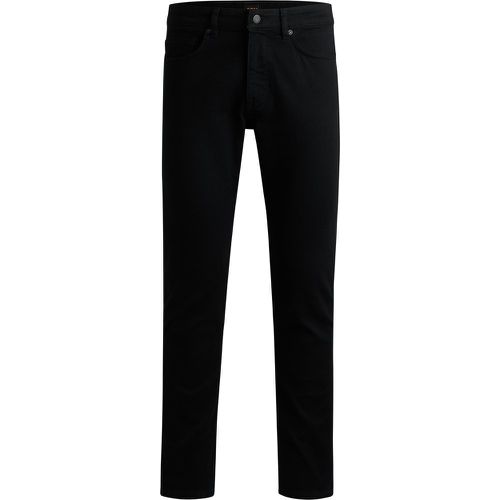 Delaware Jean Slim en denim stretch confortable Stay Black - Boss - Modalova