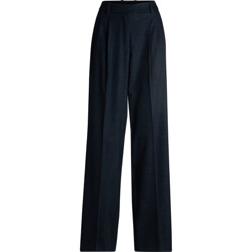 Pantalon Regular en twill à effet denim - Boss - Modalova