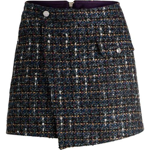 Jupe-short portefeuille Regular en tweed multicolore - Boss - Modalova