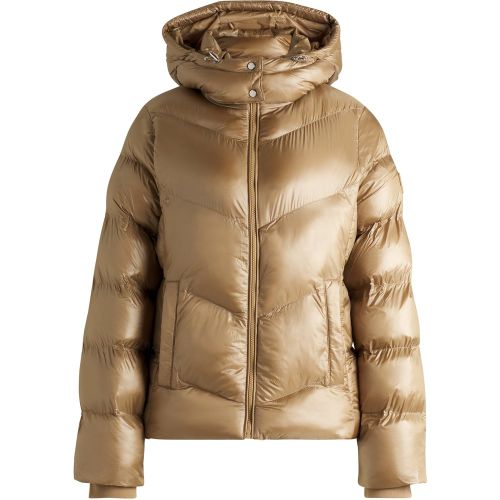 Veste matelassée déperlante à capuche ajustable - Boss - Modalova