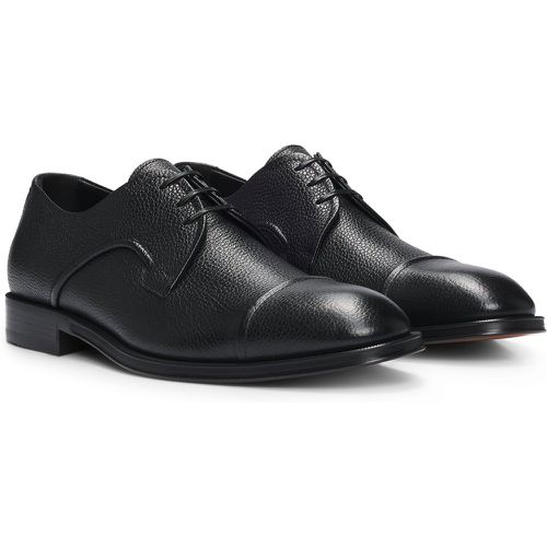 Chaussures derby en cuir grainé à semelle antidérapante - Boss - Modalova