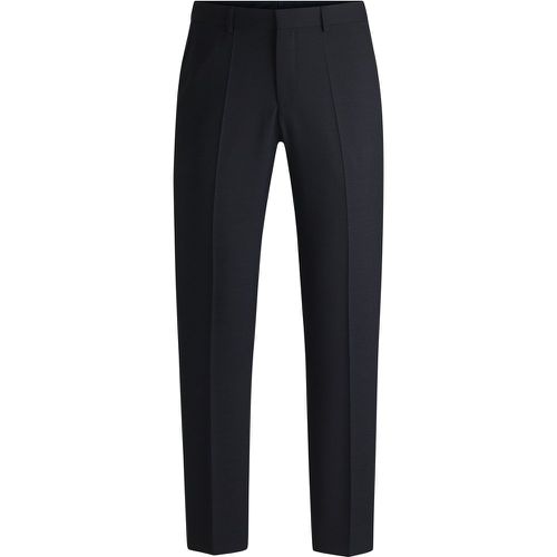 Pantalon Regular en tissu infroissable à micro motif - Boss - Modalova