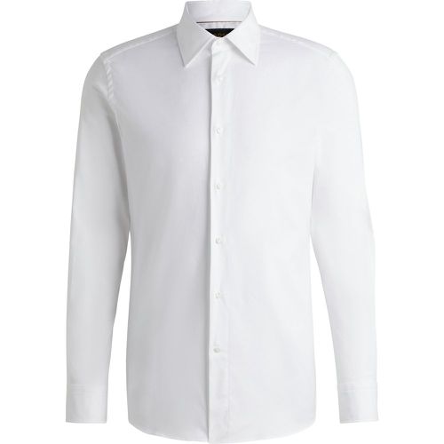 Chemise Slim en coton stretch structuré italien - Boss - Modalova