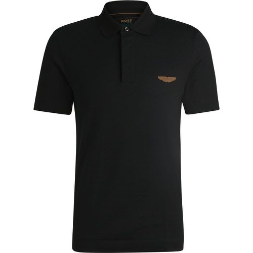 Polo  x ASTON MARTIN en jacquard de coton et de soie - Boss - Modalova