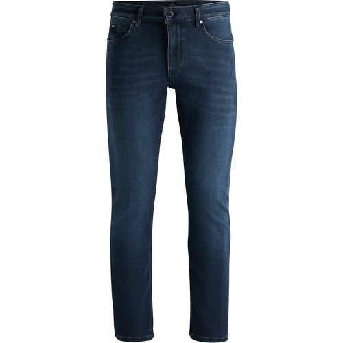 Delaware Jean Slim en maille de denim stretch bleu - Boss - Modalova