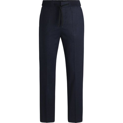 Pantalon Slim en flanelle très souple - HUGO - Modalova