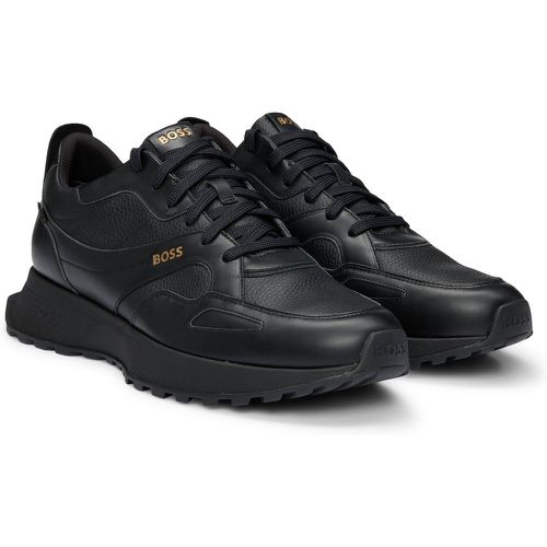 GORE-TEX Baskets à lacets en cuir lisse imperméable - Boss - Modalova