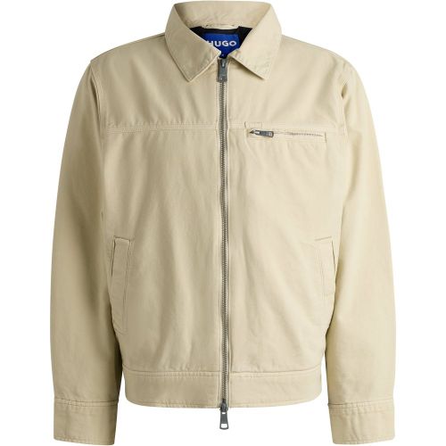 Veste matelassée Regular en toile de coton - HUGO - Modalova