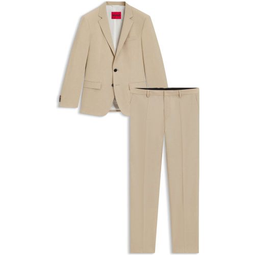 Costume Slim en laine mélangée stretch performante - HUGO - Modalova