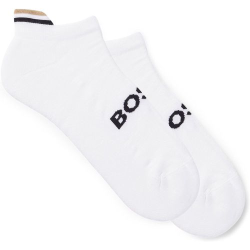 Lot de deux paires de chaussettes basses avec logos - Boss - Modalova