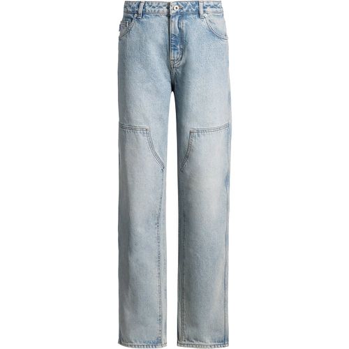 Jean Baggy en denim rigide bleu - HUGO - Modalova