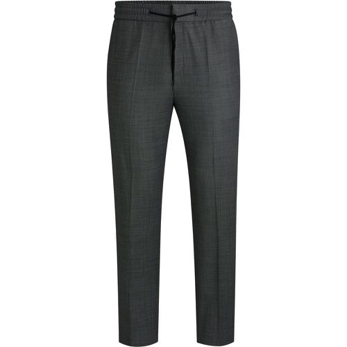 Pantalon Extra Slim en tissu stretch à micro motif - HUGO - Modalova