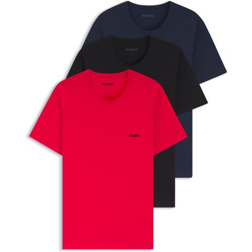 Lot de trois t-shirts en coton - HUGO - Modalova
