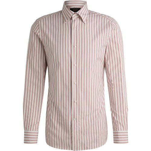 Chemise Slim en coton italien à rayures - Boss - Modalova