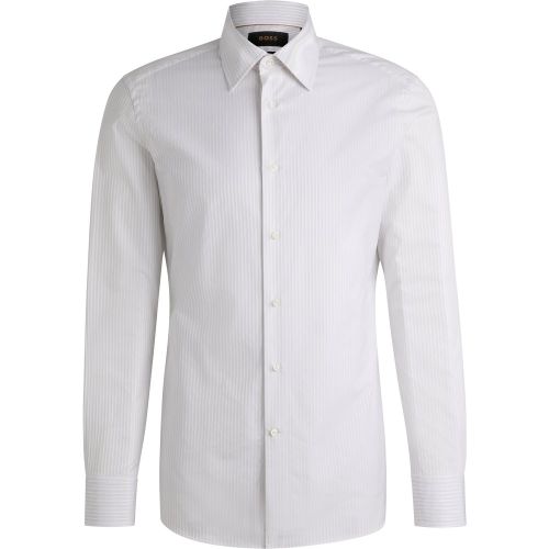 Chemise Slim en coton à rayures - Boss - Modalova