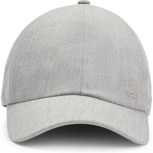 Casquette en twill peau de pêche avec logo - Boss - Modalova