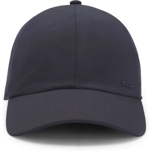 Casquette en twill peau de pêche avec logo - Boss - Modalova