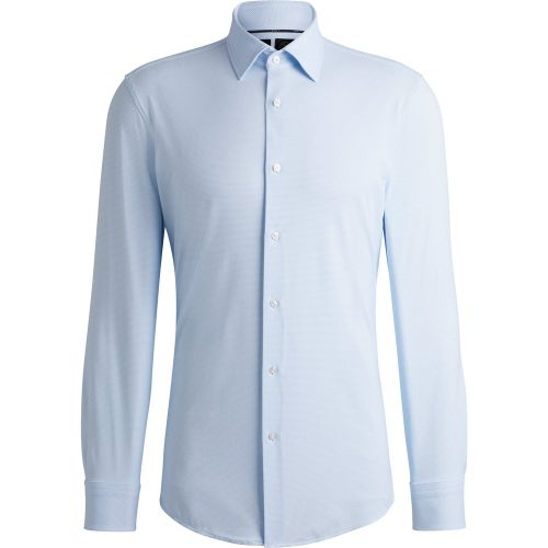 Chemise Slim en jersey stretch performant micro structuré - Boss - Modalova