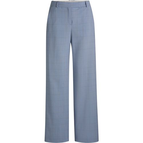 Pantalon Regular en laine vierge à carreaux - Boss - Modalova