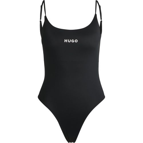 Maillot de bain à coussinets amovibles et logo imprimé - HUGO - Modalova