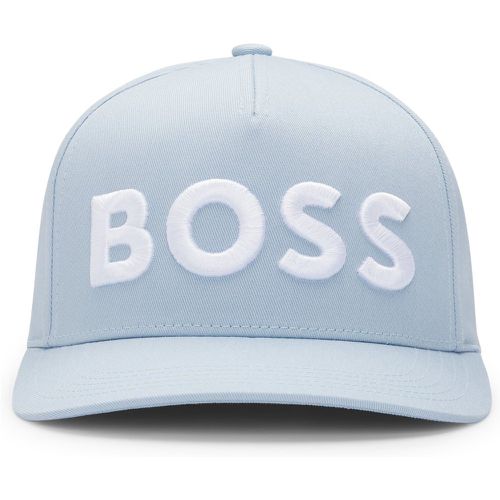 Casquette en twill de coton à logo brodé - Boss - Modalova