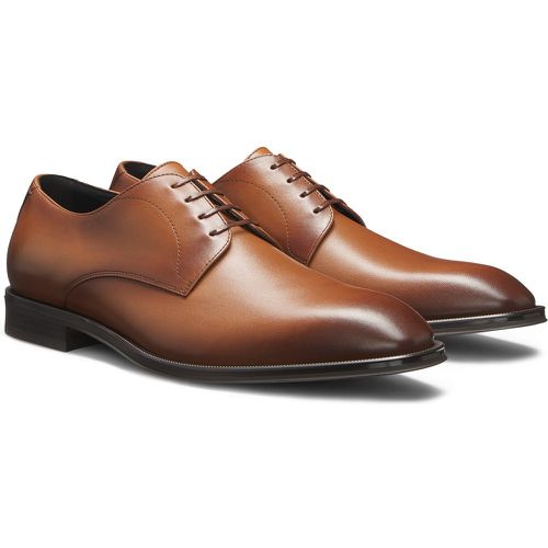 Chaussures derby en cuir avec surpiqûres - Boss - Modalova