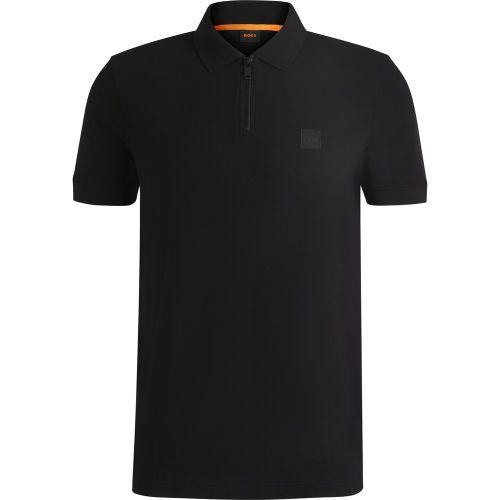 Polo Slim en maille de piqué de coton stretch - Boss - Modalova