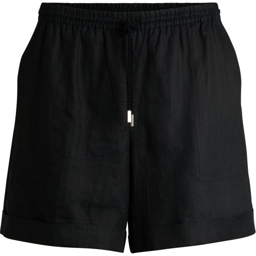 Short en ramie avec cordon torsadé - Boss - Modalova
