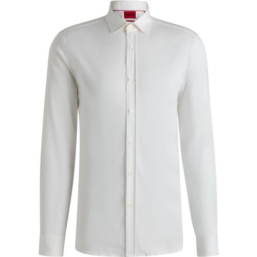 Chemise Extra Slim en satin de coton stretch - HUGO - Modalova