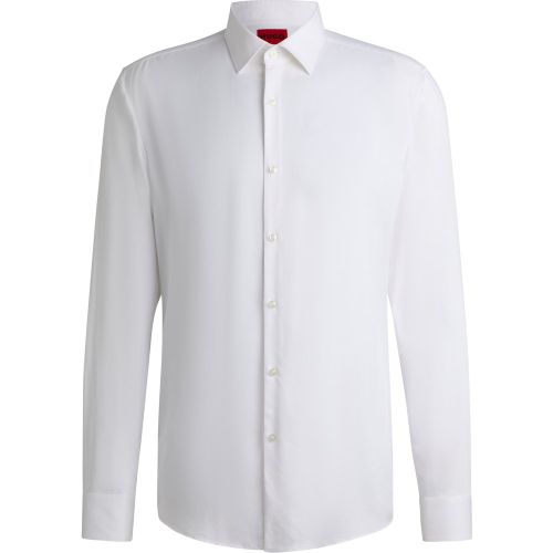 Chemise Slim en satin doux - HUGO - Modalova