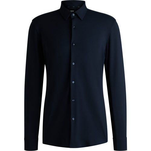 Chemise Slim en jersey stretch performant et structuré - Boss - Modalova