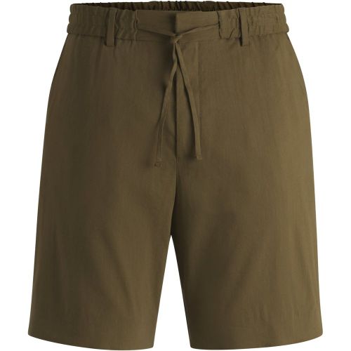 Short habillé en lin mélangé - Boss - Modalova