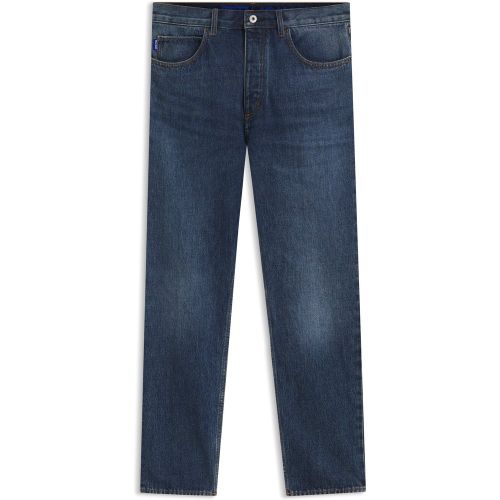 Jean Regular en denim rigide bleu - HUGO - Modalova