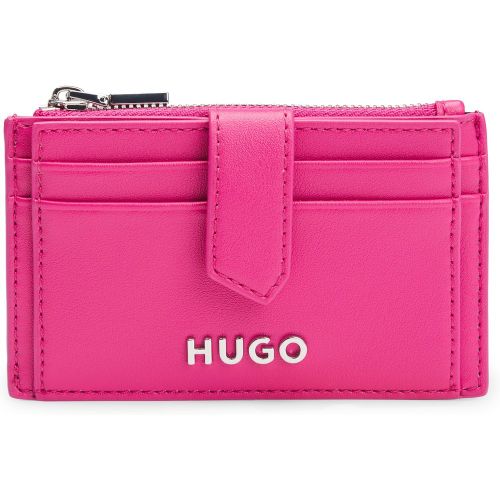 Porte-cartes en similicuir à logo - HUGO - Modalova