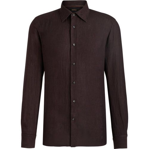 Chemise Slim en lin - Boss - Modalova