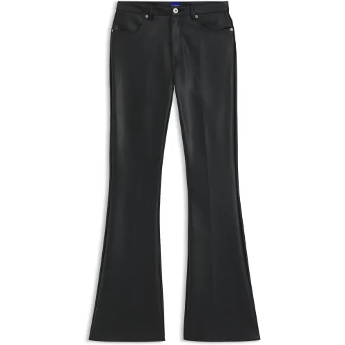 Pantalon évasé en similicuir - HUGO - Modalova