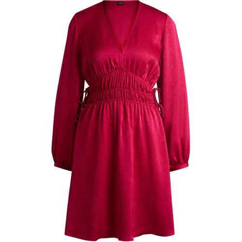 Robe en satin froissé avec taille ajustable - Boss - Modalova