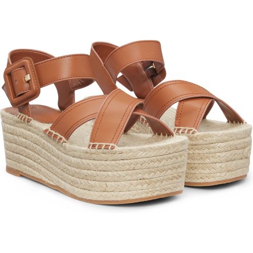 Sandales en cuir à semelle à plateforme - Boss - Modalova