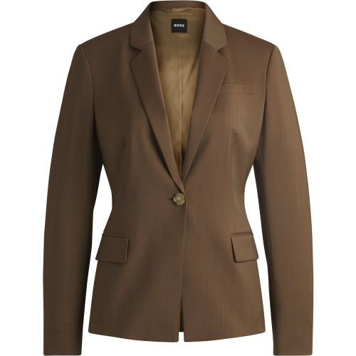 Veste Slim en laine vierge - Boss - Modalova