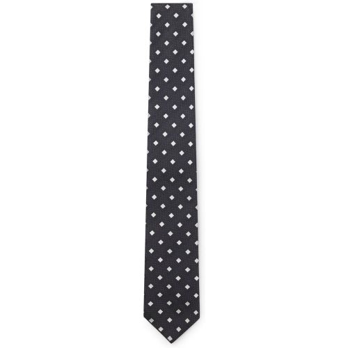 Cravate en soie mélangée à motif jacquard - Boss - Modalova