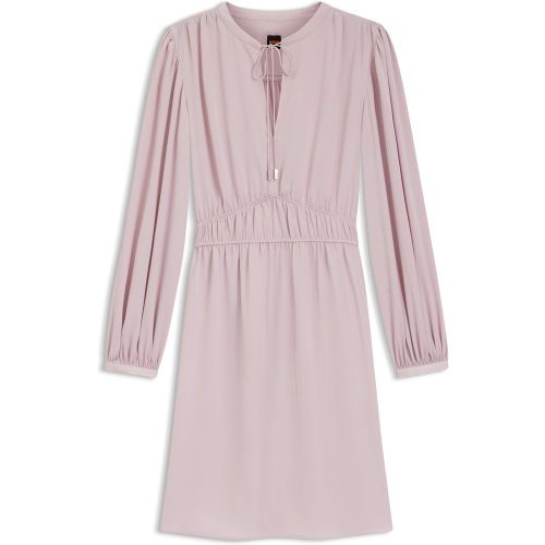 Mini-robe en satin froissé à détails froncés - Boss - Modalova