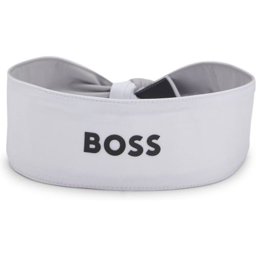 Bandeau de sport en twill stretch avec logo imprimé - Boss - Modalova