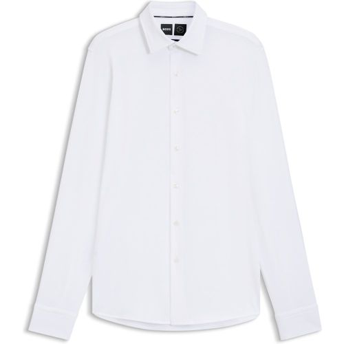 Chemise Slim en jersey stretch structuré performant - Boss - Modalova
