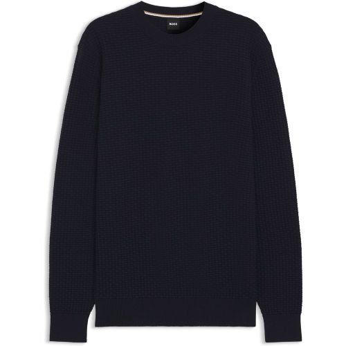 Pull en maille de coton - Boss - Modalova