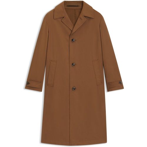 Manteau déperlant en twill de coton mélangé - Boss - Modalova