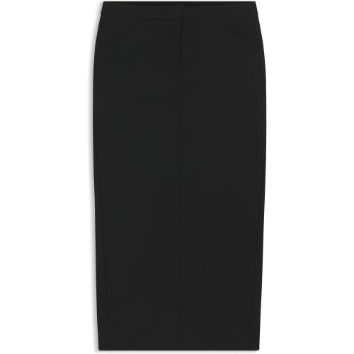 Jupe crayon en laine vierge - Boss - Modalova