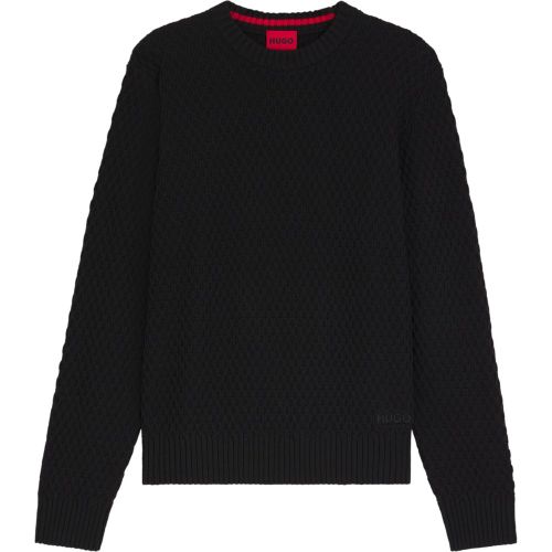 Pull en maille de coton à la structure 3D - HUGO - Modalova